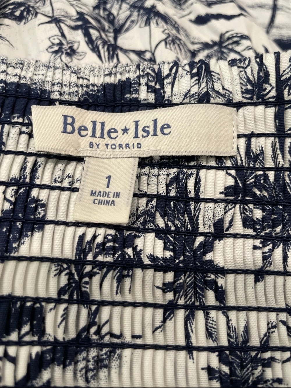 belle isle by Torrid NWOT baby doll poplin maxi dress size 1X - Picture 6 of 6